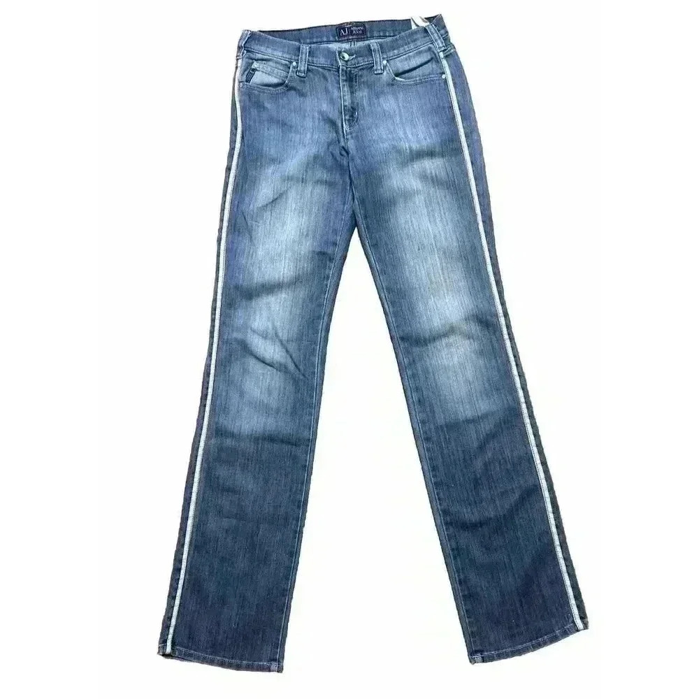 Armani Jeans Tuxedo Stripe Jeans size 27 i1